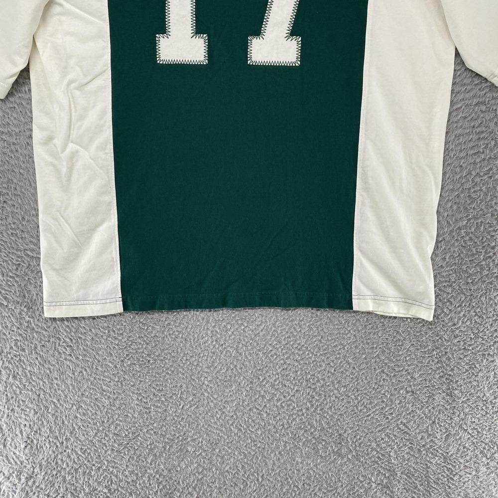 Notre Dame Fighting Irish Shirt Mens‎ XL Green NCAA Football Adidas #17 Tee - Picture 10 of 13